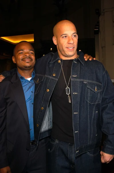 Gary Gray and Vin Diesel — Stock Photo, Image