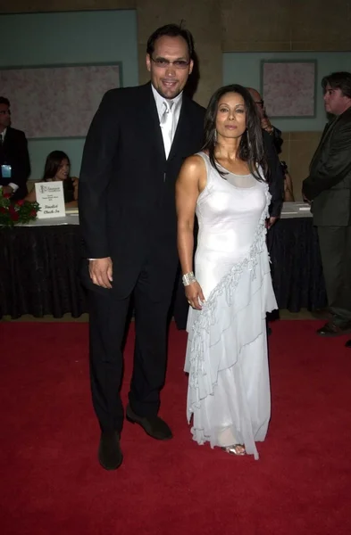 Jimmy smits och wanda de jesus — Stockfoto