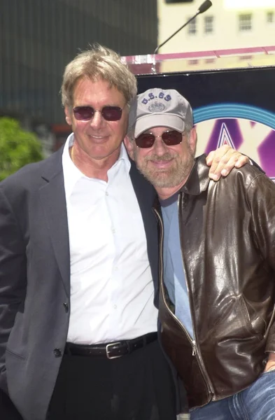 Harrison Ford e Steven Spielberg — Fotografia de Stock