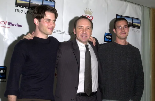 James marsden, kevin spacey en freddie prinze jr. — Stockfoto