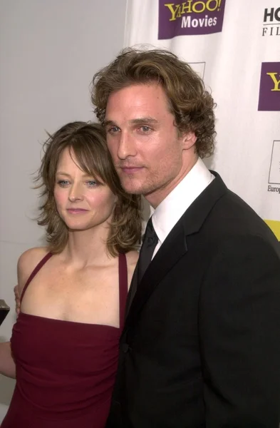 Jodie Foster e Matthew McConaughey — Fotografia de Stock
