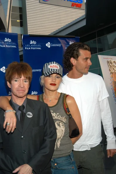 Gwen Stanfi, Gavin Rossdale e Rodney Bingenheimer — Foto Stock