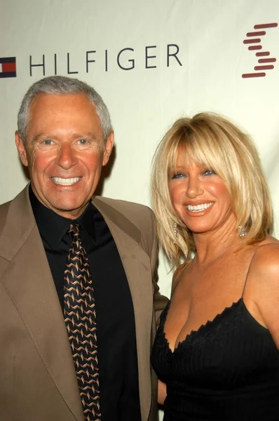 Alan hamel och suzanne somers — Stockfoto