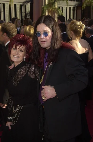 Sharon en ozzy osbourne — Stockfoto