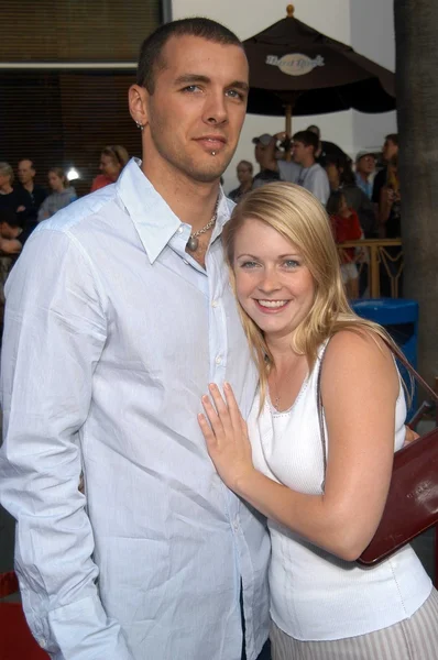 Melissa joan hart och mark wilkerson — Stockfoto