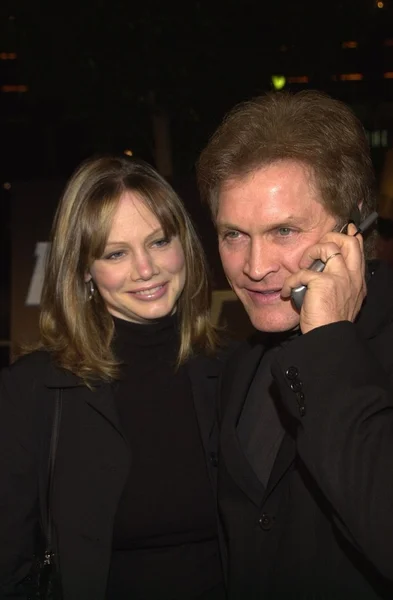 Andrew Stevens and wife Robyn — Stock Photo, Image