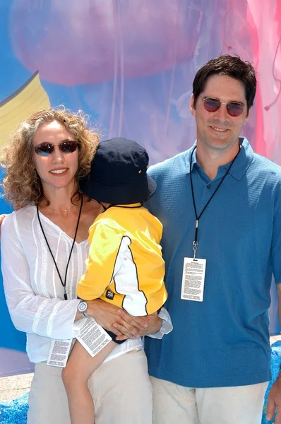 Thomas gibson en familie — Stockfoto