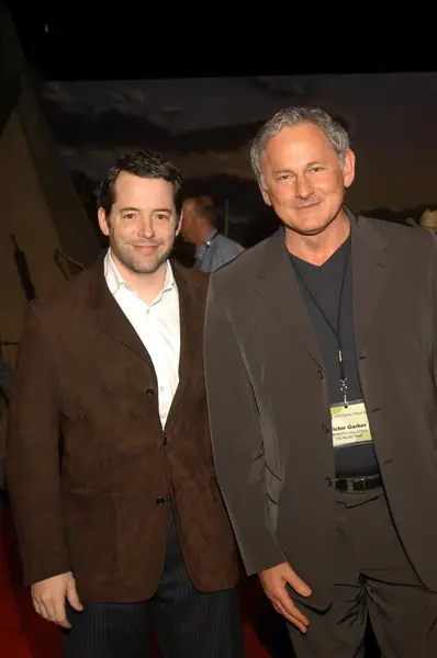 Matthew broderick i victor garber — Zdjęcie stockowe