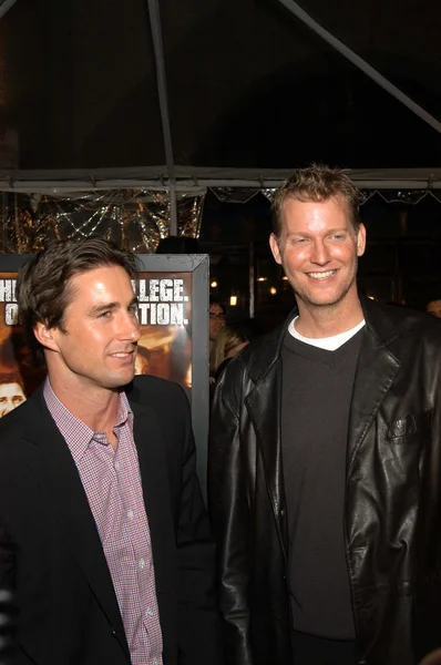 Luke wilson och craig kilborn — Stockfoto