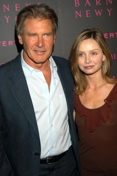 Harrison Ford and Calista Flockhart — Stock Photo, Image