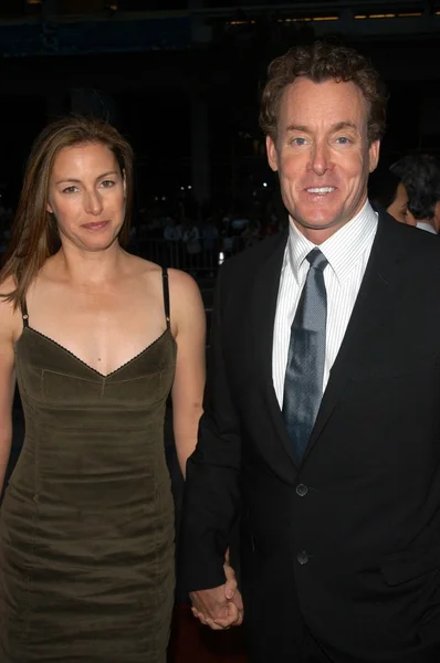 John C. McGinley and date Leslie — Stok fotoğraf