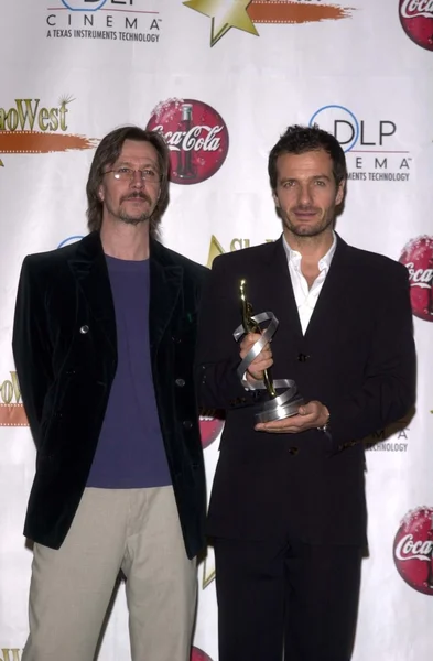 Gary Oldman e David Heyman — Fotografia de Stock