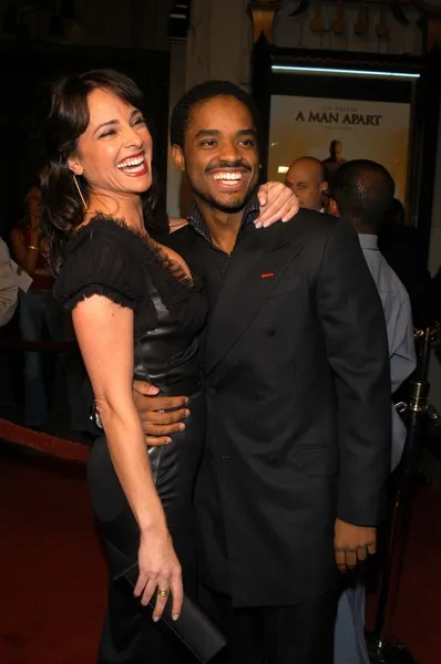 Jacqueline obradors och larenz tate — Stockfoto