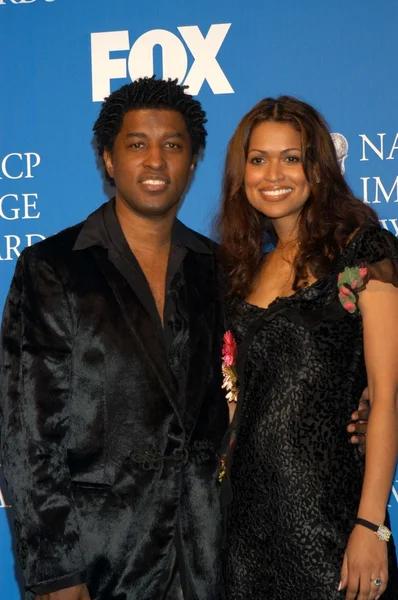 Kenneth "Babyface" Edmonds y Tracy Edmonds — Foto de Stock