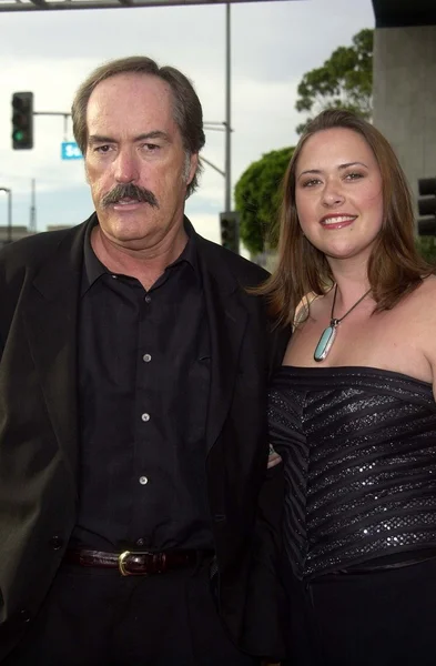 Powers Boothe and Pam Cole — Stock Photo, Image