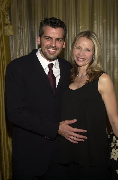Oded Fehr y su esposa Rhonda — Foto de Stock