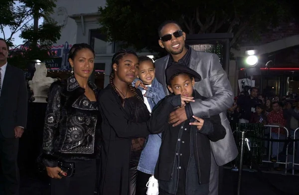 Jada Pinkett Smith, Will Smith y su familia — Foto de Stock