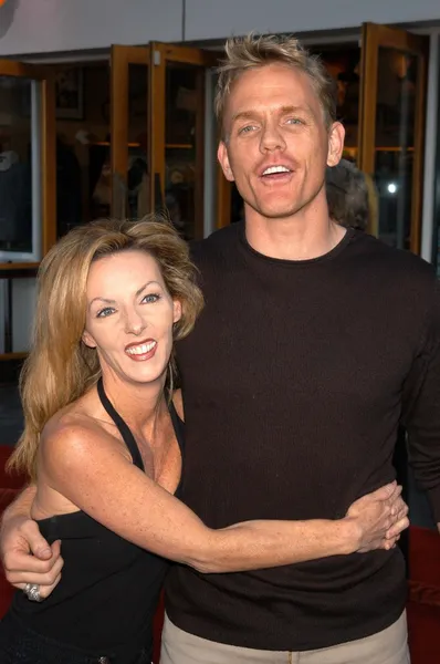 Christopher titus ve eşi erin — Stok fotoğraf