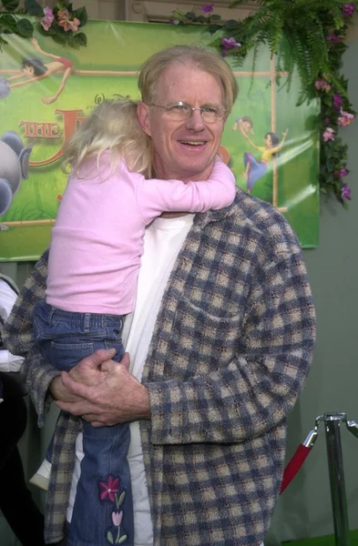 Ed Begley Jr and daughter — Stock Photo, Image