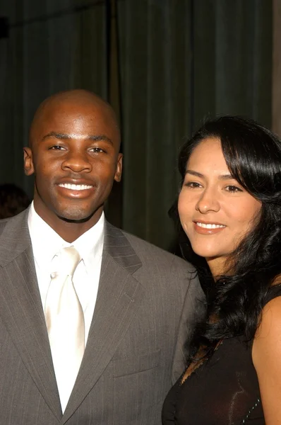 Derek Luke and wife Sophia — Stock Photo, Image