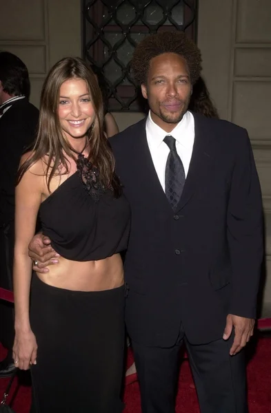 Gary dourdan och lisa snowdon — Stockfoto