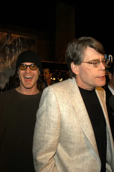 Eddie McClintock e Stephen King — Fotografia de Stock
