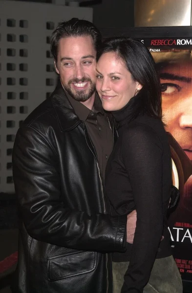 Annabeth Gish e il marito Wade Allen — Foto Stock