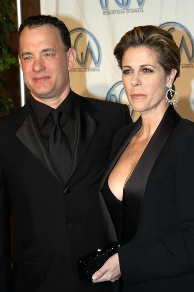 Rita Wilson and Tom Hanks — Stock Photo, Image