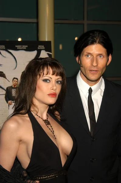 Crispin Glover, Alexa Loren — Stock Photo, Image