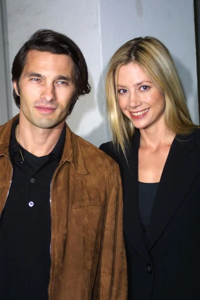 Mira sorvino och olivier martinez — Stock fotografie