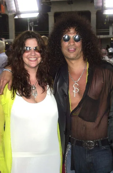 Slash y su esposa Perla — Foto de Stock