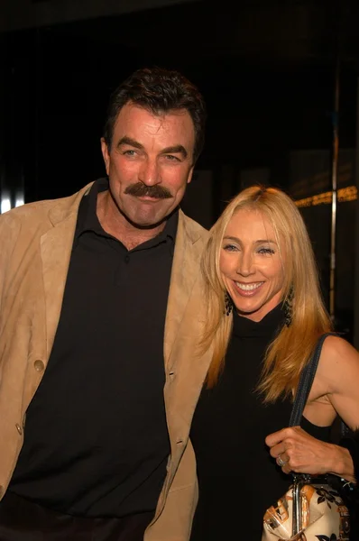 Tom Selleck e moglie Jilly Mack — Foto Stock