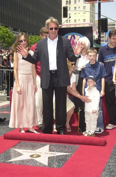 Harrison Ford y su familia — Foto de Stock