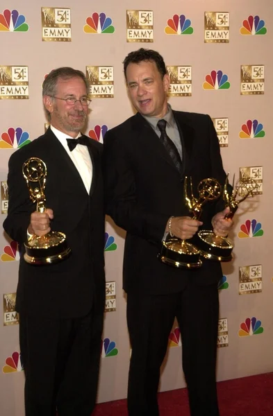 Tom Hanks y Steven Spielberg —  Fotos de Stock