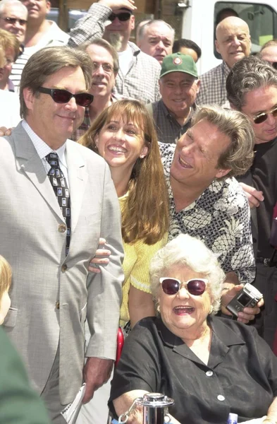 Beau bridges, jeff bridges a matka dottie mosty — Stock fotografie