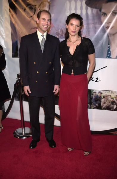 Prince Edward and Julia Ormond — Stock Photo, Image