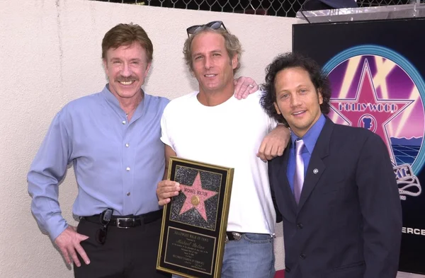 Chuck Norris, Rob Schneider and Michael Bolton — Stock Photo, Image