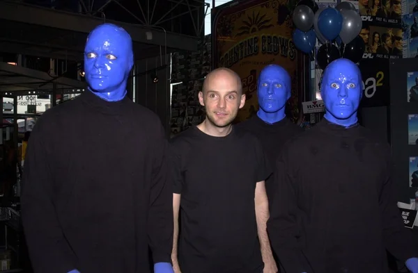 Grupo Moby y Blue Man —  Fotos de Stock