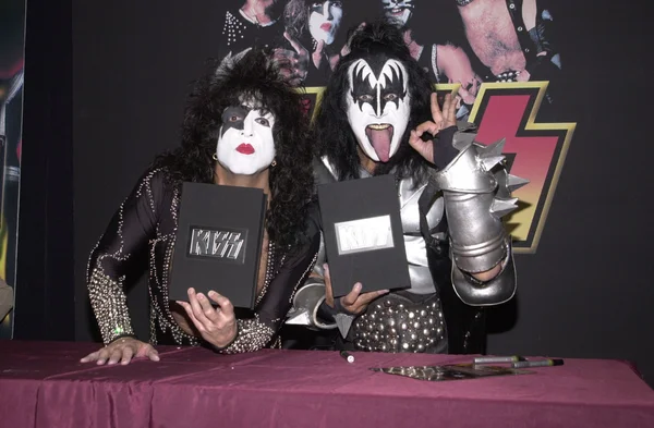 Paul Stanley and Gene Simmons — Stock Photo, Image