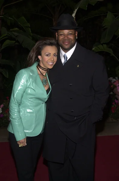 Jimmy Jam and wife — Stock Photo, Image
