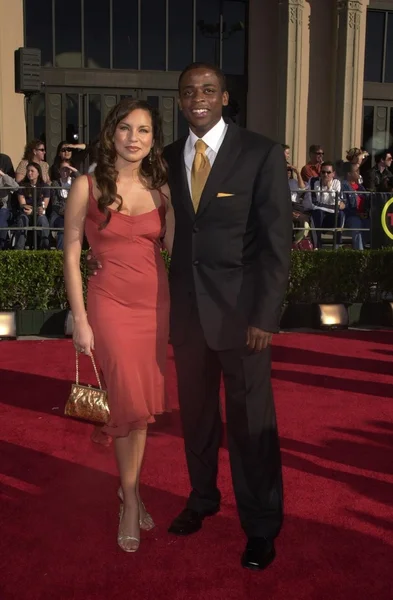 Dule Hill and date Nicole Lynn — Stock Photo, Image