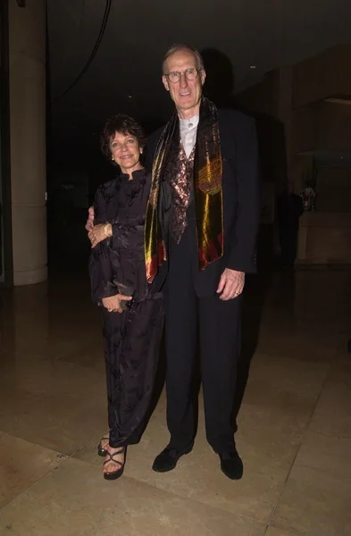 James Cromwell and wife Julie Cobb — Stock Photo, Image