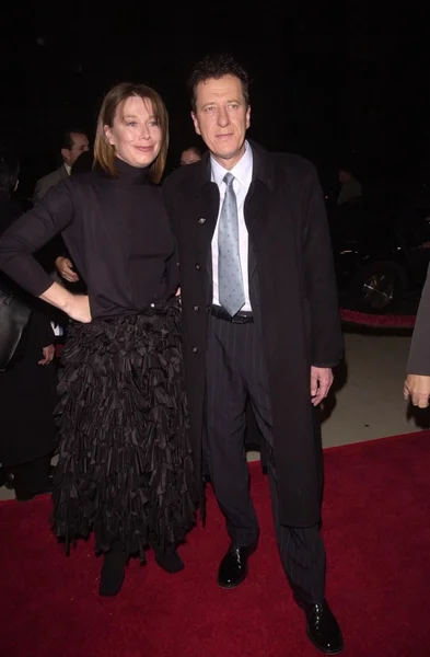 Geoffrey Rush y su esposa Jane —  Fotos de Stock