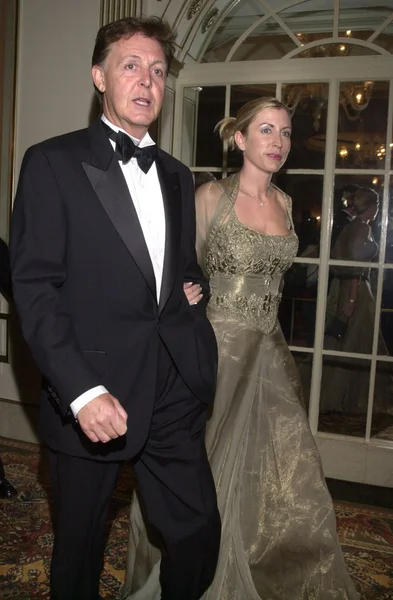 Paul mccartney och heather mills — Stockfoto