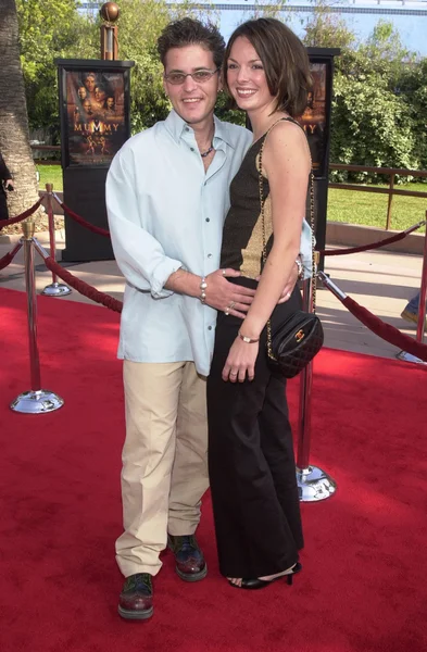 Corey Haim and Gina Burghoff — Stock Photo, Image