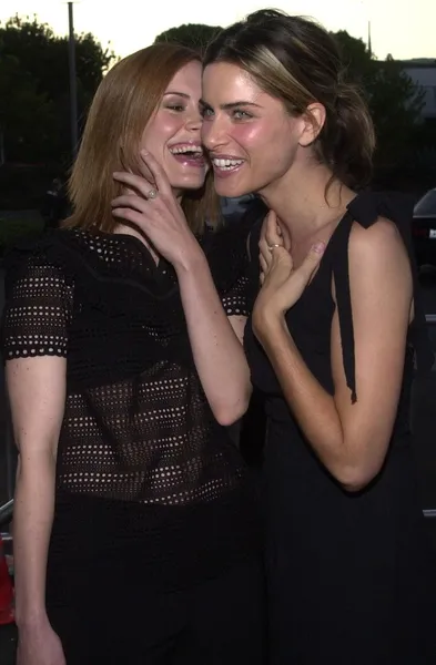 Sarah Paulson e Amanda Peet — Fotografia de Stock