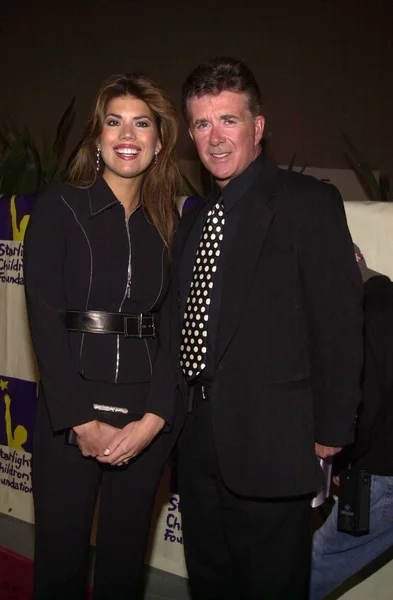 Alan Thicke y su esposa — Foto de Stock