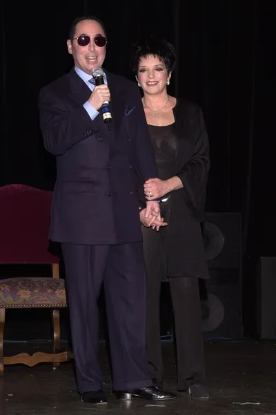 David gest und liza minnelli — Stockfoto