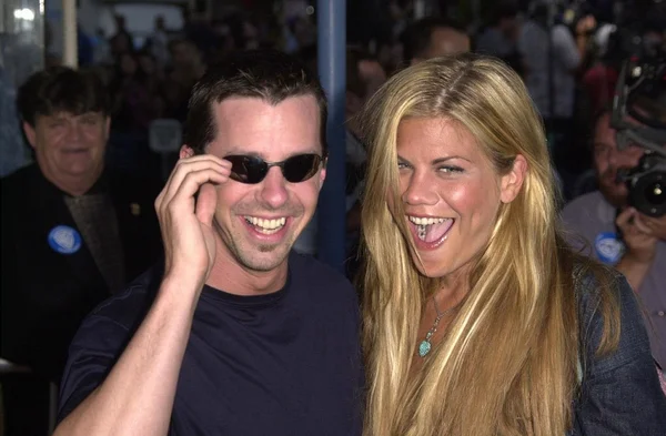 Sean Hayes and Kristen Johnston — Stock Photo, Image