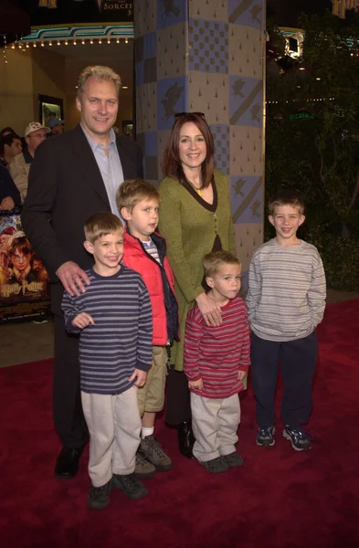 Patricia Heaton e família — Fotografia de Stock